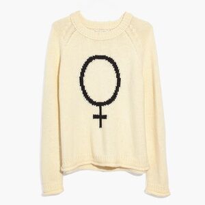 Madewell x Girls Inc. Female Symbol Keaton Pullover Sweater